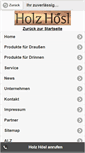 Mobile Screenshot of holz-hoesl.com